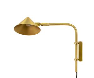 Watt & Veke Lámpara de pared Kelly brazo corto Dorado