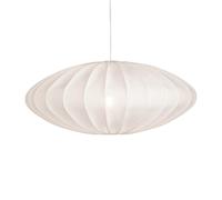Watt & Veke Pantalla de lámpara Ellipse P65 cm lino blanco