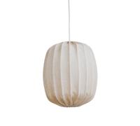 Watt & Veke Pantalla de lámpara Prisma Ø25 cm linne Natural
