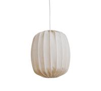 Watt & Veke Pantalla de lámpara Prisma Ø35 cm linne Natural