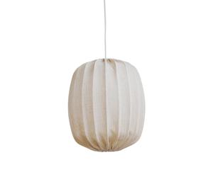 Watt & Veke Pantalla de lámpara Prisma Ø35 cm linne Natural