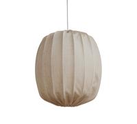 Watt & Veke Pantalla de lámpara Prisma Ø45 cm lino Natural