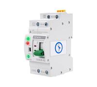 Wattive Interruptor de Transferencia Automático, ATS 2P 63A 220V Dual Power Automatic Transfer Switch carril DIN Conmutador de Transferencia Automática de Corriente de Emergencia, G2R