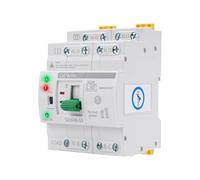 Wattive Interruptor de Transferencia Automático, ATS 4P 63A 400V Dual Power Automatic Transfer Switch Trifásico de 4 Hilos Conmutador de Transferencia Automática de Corriente de Emergencia, G2R