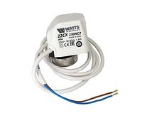 Watts Industries 2 unidades de accionamiento electrotérmico cerrado sin corriente 22CX 230 V blanco 1,8 W