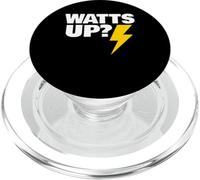 Watts Up Electricista Divertido PopSockets PopGrip para MagSafe