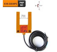 WATTSBVD Interruptor de Ranura en Forma de U E3S-GS30E4 Sensor de Nivel de Ascensor NPN NO 3 Cables 12 V-24 V 30 mm Infrarrojo Proximidad ON Off(PNP Normally Closed)