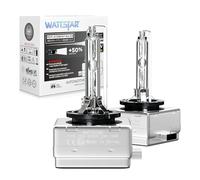 wattstar Bombillas xenon d1s, kit de restauración HID, kit de conversión HID de coche blanco puro de 35 W 6000 K (Paquete de 2)