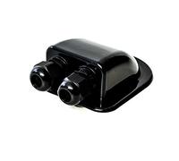 WATTSTUNDE Panel solar pasacables - Alerón de sujeción para techo y pasacables en negro (DX2/S)