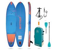 Wattsup - Sup Stand Up Paddle Inflable Espadon 11'8-355x86x15 cm, Dropstitch - Pack Completo: Remo 2in1, Leash, Bomba, Bolsa de Transporte - hasta 165 kg - Azul