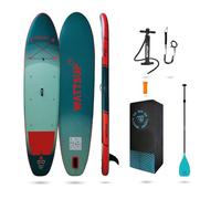 Wattsup - Sup Stand Up Paddle Inflable F12 12' - 366 x 84 x 15 cm Dropstitch - Paquete Completo - Paleta Leash Bomba Bolsa de Transporte - hasta 150 kg - Color Azul