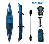 Wattsup Torpedo 1 Persona Kayak Set Inflable Dropstitch Canoa Bote Kayak Remo