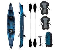 Wattsup Torpedo 2 Personas Kayak Set Inflable Dropstich Canoa Bote Kayak Remo