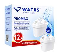 Watus Cartuchos de filtro de agua compatibles con Brita Maxtr y Maxtra | Filtro de agua de repuesto para Brita Style, Marella, Elemaris, reduce el plomo, el cloro, los metales pesados y la cal en el