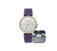 Watxandco Reloj Mujer Analogico Cuarzo con Correa de Tela RELOJ10_38