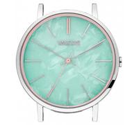 WatxandCo WXCA3019 - Reloj (Reloj de Pulsera, Masculino, Metal, Verde, Plata, Alrededor, Verde)