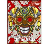Waubamik's Zendoodle Horror Masks Vol 1, Adult Coloring Book: How do you doodle? Find your zen with shading, patterns and coloring scary mask doodles!