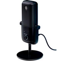 Wave 3 Negro Micrófono de superficie para mesa negro, Micrófono de superficie para mesa, 70 - 20000 Hz, 24 bit, 96 kHz, Alámbrico, USB