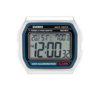 Wave Ceptor(ウェーブセプター) CASIO - Reloj Despertador, Temperatura y Humedad, Fecha, día de la Semana, Alarma y repetición, luz Plateada