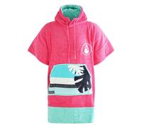 WAVE HAWAII Cotton Velours Pink Wave Poncho 2025