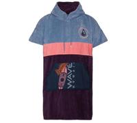 WAVE HAWAII Poncho de Baño Unisex - Kiholo - con Capucha - Talla M, 160-190 cm - Prenda de Surf para Adultos - 100% Algodón - Toalla Velour y Rizo con Alta Absorción