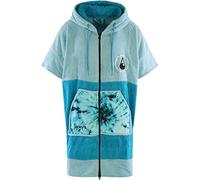 WAVE HAWAII Poncho Flyh Surf Poncho 100% algodón para estaturas de 155 - 185 cm, ayuda para cambiar el vestuario para natación, playa, surf, toalla de baño con poncho de baño, poncho de ducha para