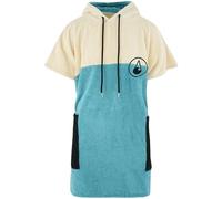 WAVE HAWAII Poncho Porto Surf 100% Algodón para Estaturas de 160 - 190 cm, para Natación, Playa y Toalla de Baño, Poncho de Ducha para Mujer, Hombre y Adultos