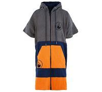 WAVE HAWAII Zip-Poncho de Surf para estaturas de 170 - 200 cm, 100% algodón ecológico, Ayuda para Cambiar el Vestuario para natación, Playa, Surf, Poncho de Ducha, Poncho de Surf Mujer y Adulto