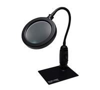Wave HT-068 Hobby Tool Series - Soporte de lupa con luz LED (fuente de alimentación USB) para modelos de plástico