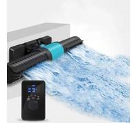Wave Maker - Bomba de flujo cruzado ajustable de 15 W con controlador LED, cabezal magnético de 24 V CC para acuarios de arrecife de agua dulce y marina