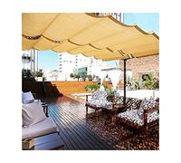 Wave Sun Shade Sail, Toldos Toldo de pérgola retráctil, Wave Shade Cover Outdoor Roll Up Shade Shade Panel de sombra transpirable listo for usar, personalizable ( Size : W1*L6m/W3.28*L19.68ft )