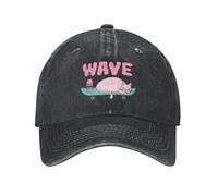 Wave The Lay On Skateboard Gorra de béisbol Casual para Hombres y Mujeres Verano Corriendo Hippie Hip Hop Sombreros y2k Gorra Snapback Divertida con Visera Solar