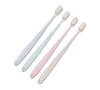 Wave Travel Super Necessities 4PC Daily Nano Care Couple Soft Oral Toothbrush Bathroom Products Estantes de baño para toallas