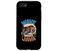 Wave Wake Java Granos de Café Surf Diversión Carcasa para iPhone SE (2020) / 7/8
