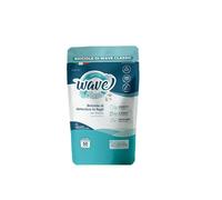 Wave Washing Second Life - Detergente en migas + dispensador de madera libre - 100% reutilizable - 50 lavados - Fabricado en Italia - Ecológico - Biodegradable - Hipoalergénico