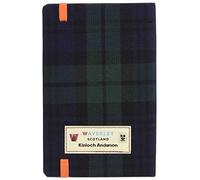 Waverley (M): Black Watch Tartan Cloth Commonplace Notebook (Waverley Scotland Tartan Cloth Commonplace Notebooks/Gift/stationery/plaid)
