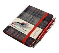 Waverley S.T. (S): Castle Grey Mini with Pen Pocket Genuine Tartan Cloth Commonplace Notebook