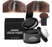 Waverlo Magic Root Cover Up, Waverly Magic Root Cover Up, Maycheer Hairline Shadow Powder, 14 colores Hairline Powder con Mirror, oculta instantáneamente la caída del cabello (# 07 Gris oscuro)