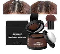 Waverlo Magic Root Cover Up, Waverly Magic Root Cover Up, Maycheer Hairline Shadow Powder, 14 colores Hairline Powder con Mirror, oculta instantáneamente la caída del cabello (# 13 Marrón Medio)