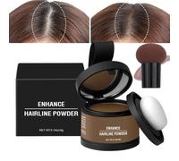 Waverlo Magic Root Cover Up, Waverly Magic Root Cover Up, Maycheer Hairline Shadow Powder, 14 colores Hairline Powder con Mirror, oculta instantáneamente la caída del cabello (# 11 Marrón claro)
