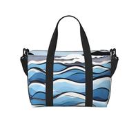 Waves Lapping At The Rocks - Bolsa de viaje de mano para hombres y mujeres. Material duradero y diseño elegante, adecuado para viajes de negocios y ocio.
