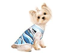 Waves lapping at the rocks Pet Camiseta transpirable sin mangas L para perros pequeños y gatos suave, ligera y elegante