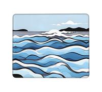 Waves Lapping at The Rocks7.9 x 24.1 cm Alfombrilla de ratón, alfombrilla de ratón para juegos, multicódigo
