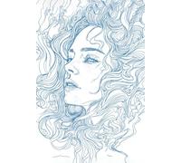Waves of Thought: A Surreal Line Art Journal for Inspired Minds: 6x9 College-Ruled Notebook with 200 White Pages and Oceanic Dream Cover