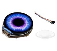 Waveshare 0.71inch Round LCD Display Module,160×160 Resolution 65K Colors IPS Display Compatible with Raspberry Pi Pico / ESP32 / Arduino,Embedded GC9D01 Driver,Using SPI Bus