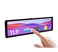 Waveshare 11.9inch IPS Display Capacitive Touch Panel Screen Compatible with Raspberry Pi 4B/3B+/3A+ 320×1480 Resolution DSI Interface LCD