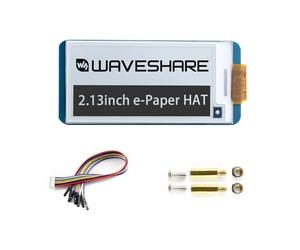Waveshare 2.13 Inch e-Paper Display Hat 250x122 Resolution V4 E-Ink Screen Electronic Paper Module with Embedded Controller for Raspberry Pi 2B 3B 3B+ 4B Zero Zero W,SPI Interface