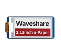 Waveshare 2.13inch E-Paper E-Ink Display Module (B) for Raspberry Pi Pico 250x122 Pixels Red/Black and White with SPI Interface Support Full Refresh