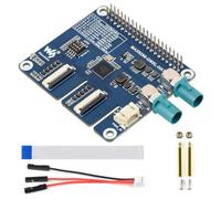 Waveshare 2-Ch GMSL Camera Hat, Equipped with MAX9296A Deserializer, High-Speed and Low-Latency Serial Transmission, Compatible with Raspberry Pi 5 and Jetson Orin NX/Nano