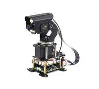 Waveshare 360° Omnidirectional High-Torque 2-Axis Expandable Pan-Tilt Camera Module, Compatible with Raspberry Pi 4B / 5, Driven by Serial Bus Servos, Based On General Driver Board for Robots